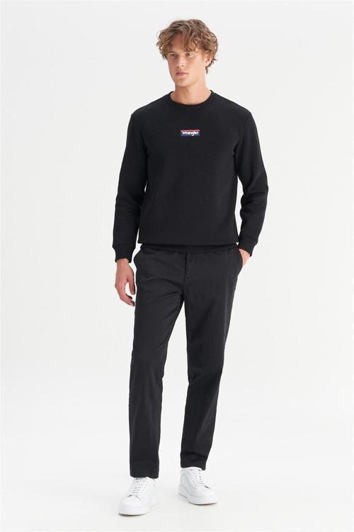 Pamuklu Normal Bel Slim Fit Dar Paça Erkek Pantolon WM01200001 116 KÖMÜR