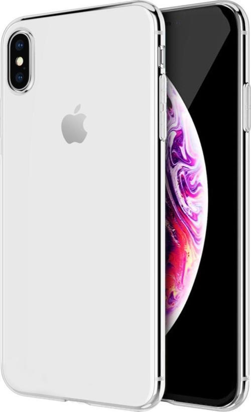 Apple iPhone XS (5.8'') Kılıf Transparent Soft Beyaz