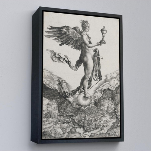 Çerçeveli Albrecht Dürer - Nemesis Tablosu-7362