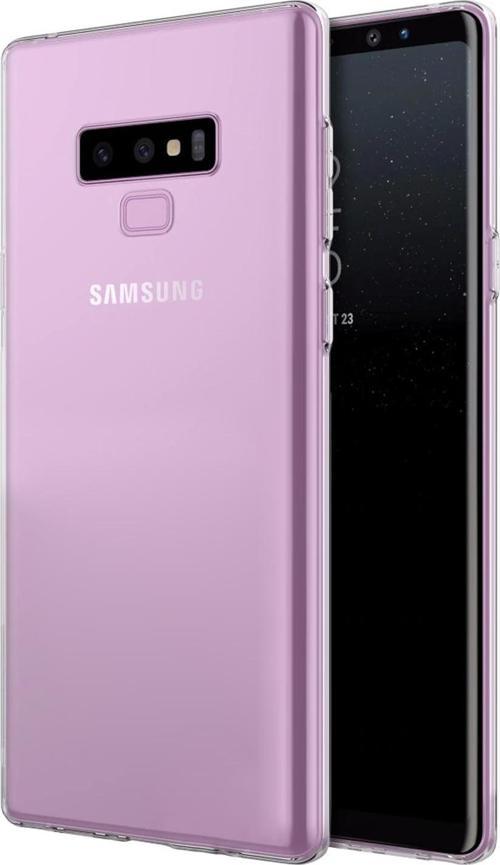 Samsung Galaxy Note 9 Kılıf Transparent Soft Beyaz
