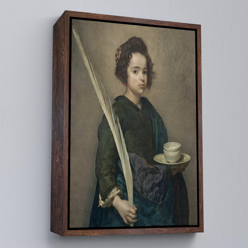 Çerçeveli Diego Velazquez - Aziz Rufina Tablo-7390