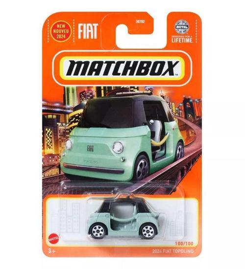 2024 Fiat Topolino - Yeşil (1/64) Yurt Dışı Uzun Kartonet