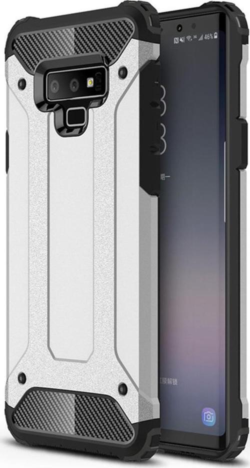 Samsung Galaxy Note 9 Kılıf Rugged Armor Gümüş