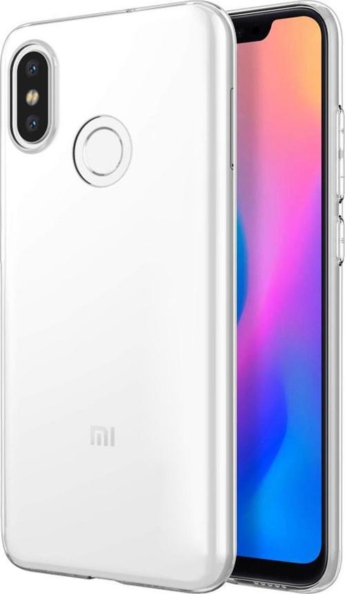 Xiaomi Mi 8 Kılıf Transparent Soft Beyaz