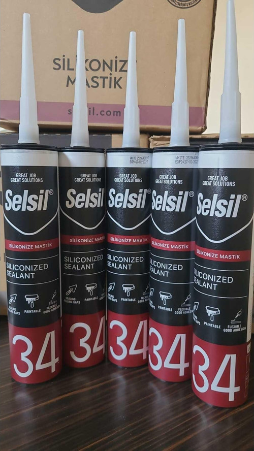 “5’Li Paket Beyaz Silikonize Mastik – Dayanıklı Ve Esnek Sızdırmazlık Çözümü”