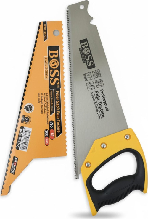 300Mm 12 Numara Fiber Saplı El Testeresi - Pala Testere