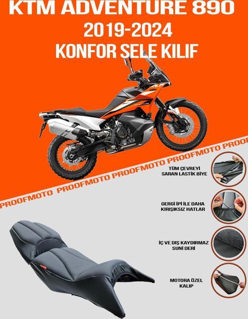 KTM ADVENTURE 890 (2019 - 2024) Konfor Sele Kılıfı