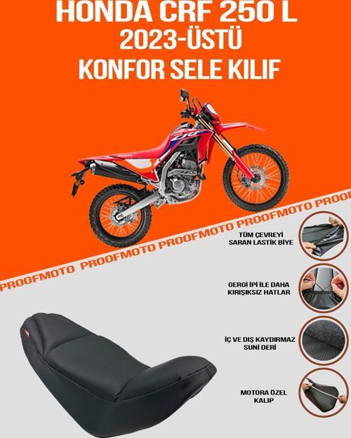 HONDA CRF 250, 250L (2023 - ÜSTÜ) Konfor Sele Kılıf