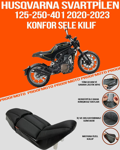 HUSQVARNA Svartpilen (2020 - 2023) Konfor Sele Kılıf