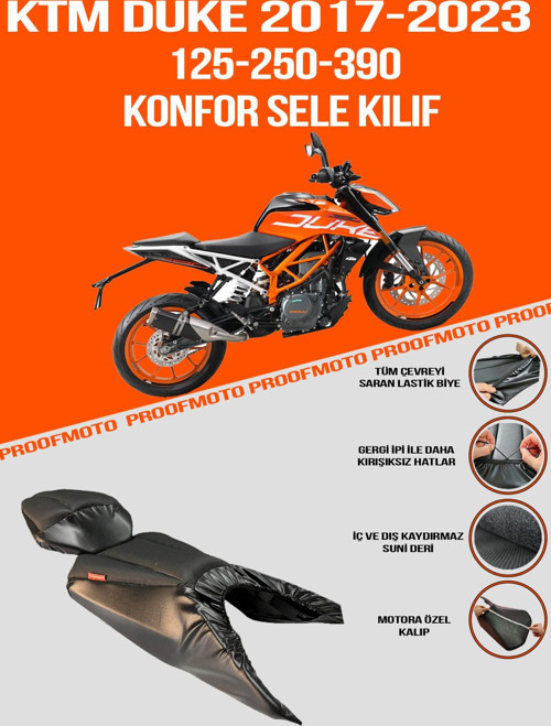 KTM DUKE (2017 - 2023) Konfor Sele Kılıf