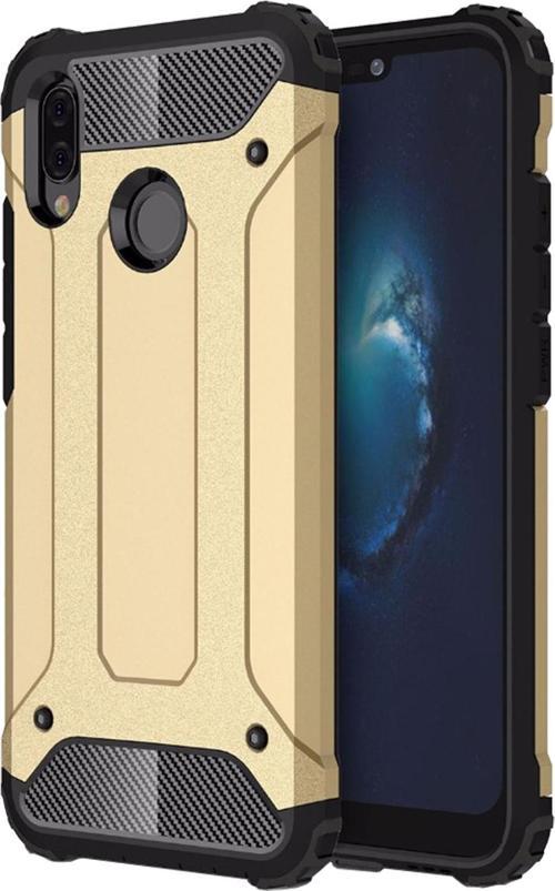 Huawei P20 Lite Kılıf Rugged Armor Gold