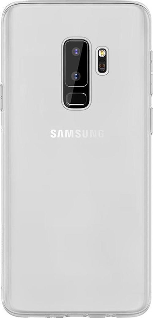 Samsung Galaxy S9 Plus Kılıf Transparent Soft Beyaz