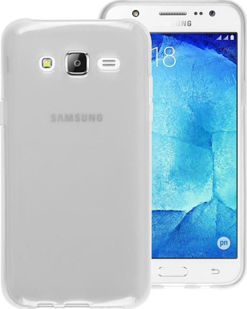 Samsung Galaxy J7 Core Kılıf Transparent Soft Beyaz