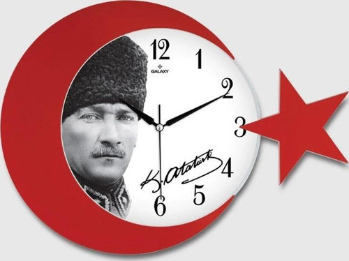 Ay Yildiz Duvar Saati 134-2