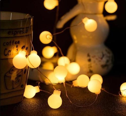 5M 28 Led Kırmızı Işık Şeffaf Kablo Fişli Eklemeli MZ-18-21