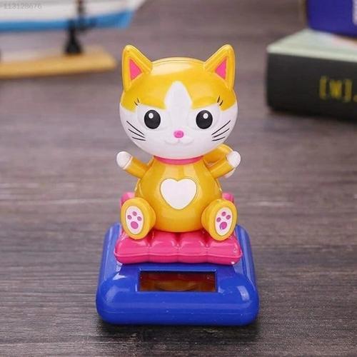 Güneş Enerjili Solar Sallanan Kedi