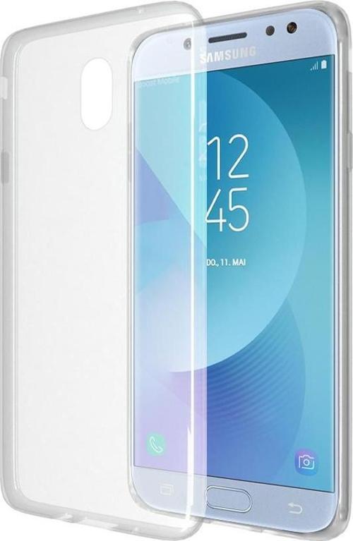 Samsung Galaxy J7 Pro Kılıf Transparent Soft Beyaz