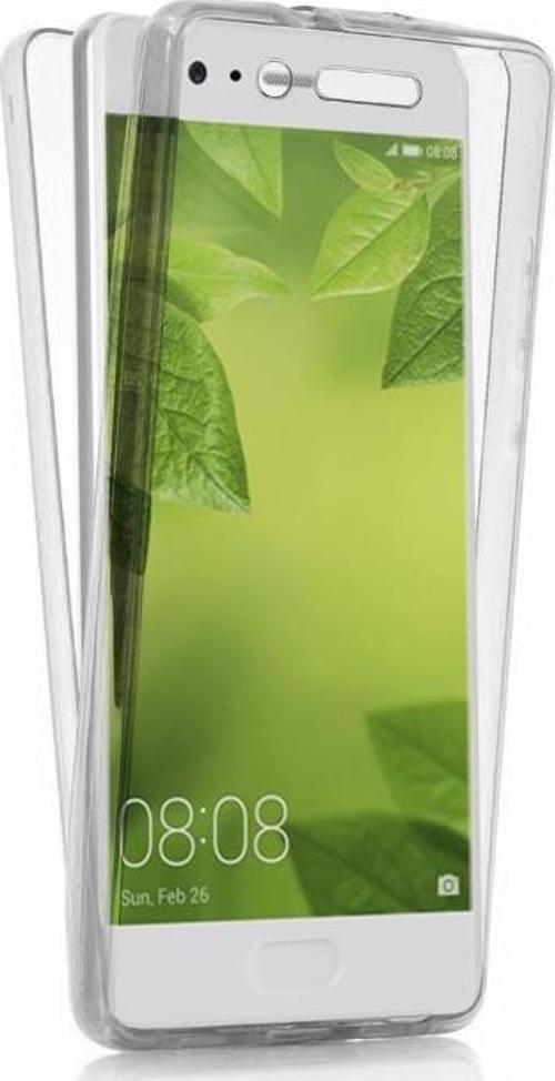 Huawei P10 Plus Kılıf 6 tarafı tam full koruma 360 Clear Soft Şeffaf