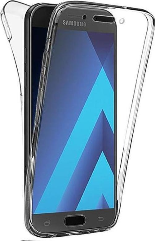 Samsung Galaxy A3 2017 Kılıf 6 tarafı tam full koruma 360 Clear Soft Şeffaf