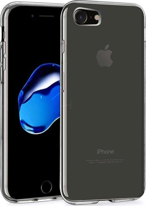 iPhone 7 Kılıf Transparent Soft Beyaz