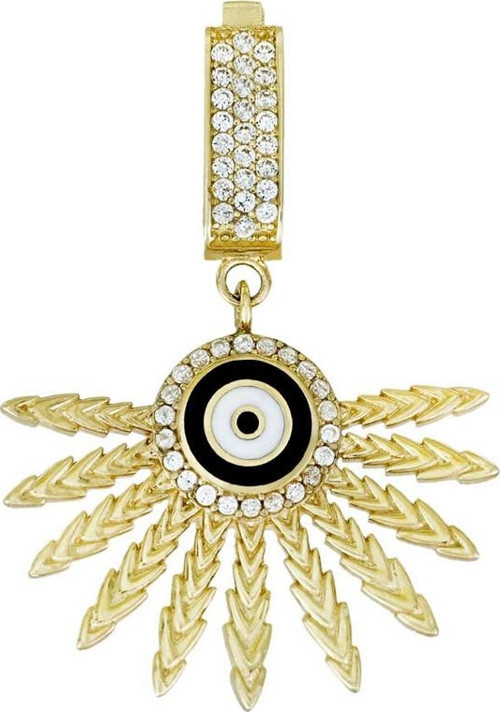 Altın Nazar Charm Kolye Ucu