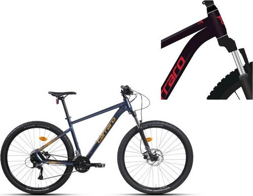 CRX 924 ERKEK DAĞ BİSİKLETİ 440H HD 29 JANT 24 VİTES KARANLIK MOR KIRMIZI