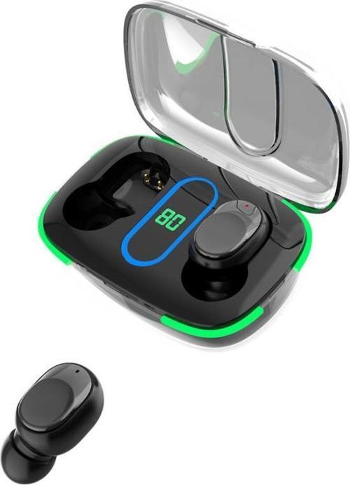 Y90 Şarj Göstergeli Tws Kulaklık Bluetooth Kablosuz Kulakiçi Kulaklık Siyah