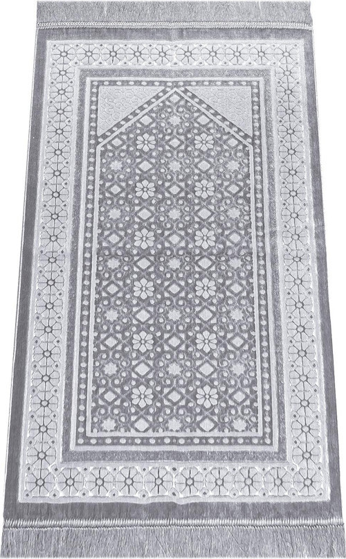 Kadife Seccade İnci Velvet Pearl - Gri