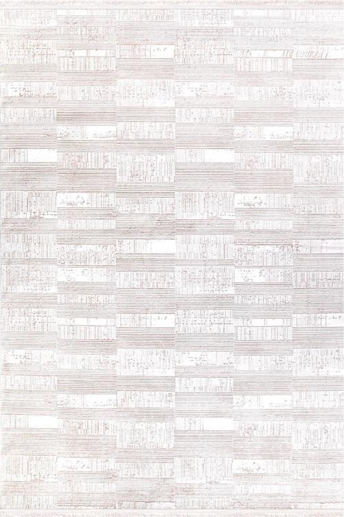 Halı Rose 03 Beyaz Serisi Akrilik Salon Oturma Yatak Odası Halısı