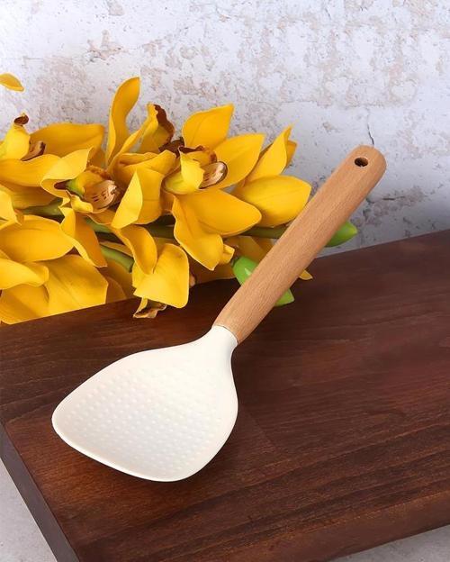 MEN 1440 Krem Silikon Kaşık Tekli