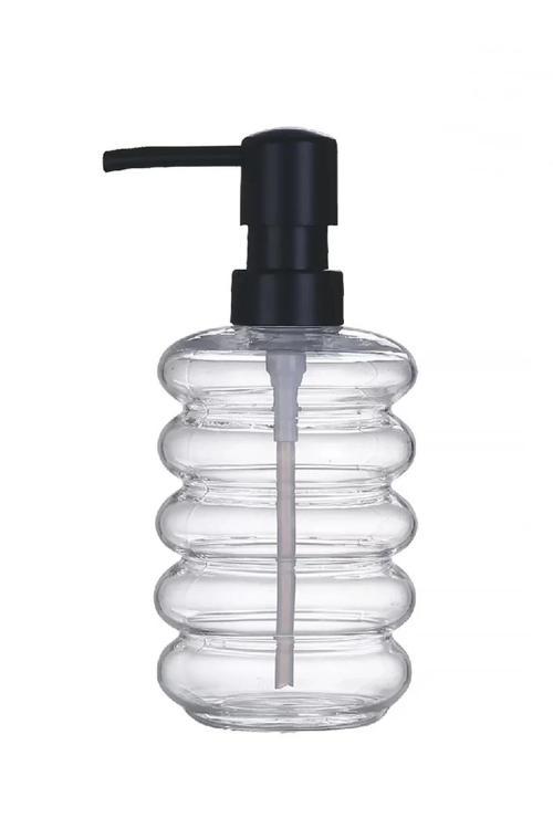 MEN1330 Borosilikat Cam Sıvı Sabunluk 330 ml 17x8 cm