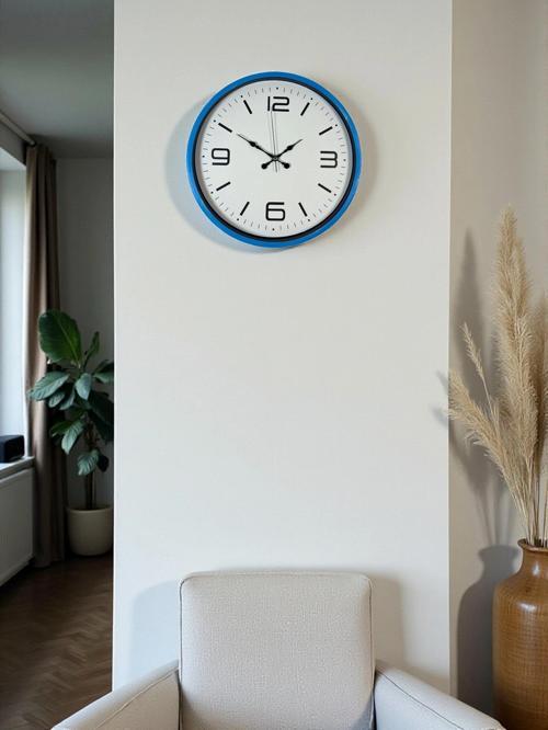 Zentime 36 Cm Mavi Dekoratid Duvar Saati