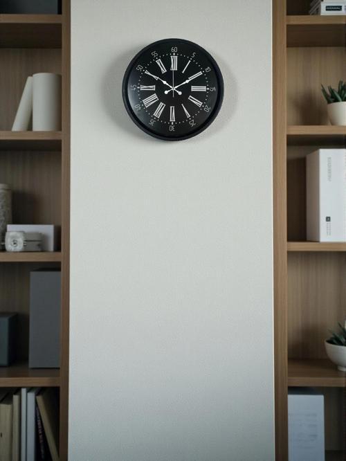 Zentime 36 Cm Siyah Dekoratif Duvar Saati