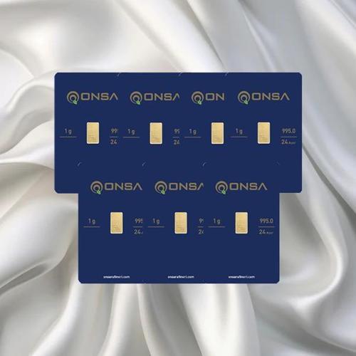 7 Adet 1 Gr 24 Ayar Onsa Gram Altın