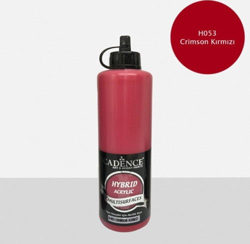 Hybrid Akrilik Multisurface H-053 Crimson Kırmızı 500ml