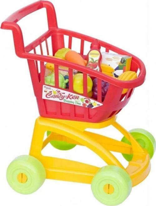 Candy & Ken Fileli Sepetli Market Arabası Dolu