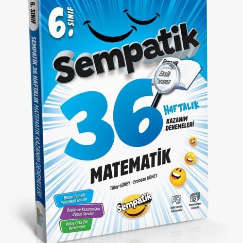 Ünlüler Karması 6. Sınıf Matematik 36 Haftalık Kazanım Denemeleri