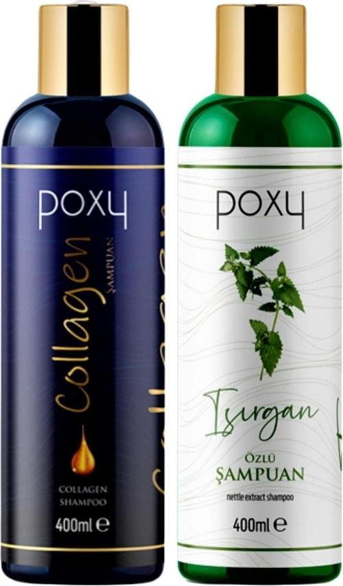 Collagen/ Biotin Şampuan 400 Ml & Isırgan Özlü Şampuan 400 Ml