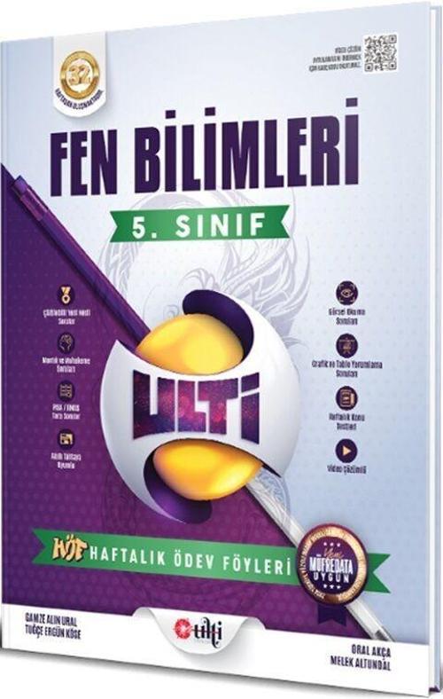 5. Sınıf Fen Bilimleri Haftalık Ödev Föyleri Ulti Yayınları