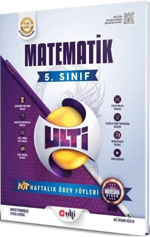 5. Sınıf Matematik Haftalık Ödev Föyleri Ulti Yayınları