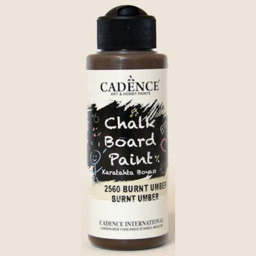 Chalkboard Paint 120ml Kara Tahta Boyası 2560 Burnt Umber
