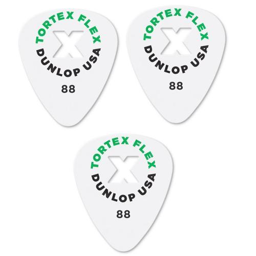 428X0.88 Gitar Pena 3 Adet (0.88 mm) Tortex Flex X