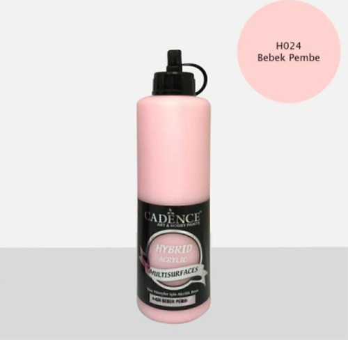 Hybrid Akrilik Multisurface H-024 Bebek Pembe 500ml