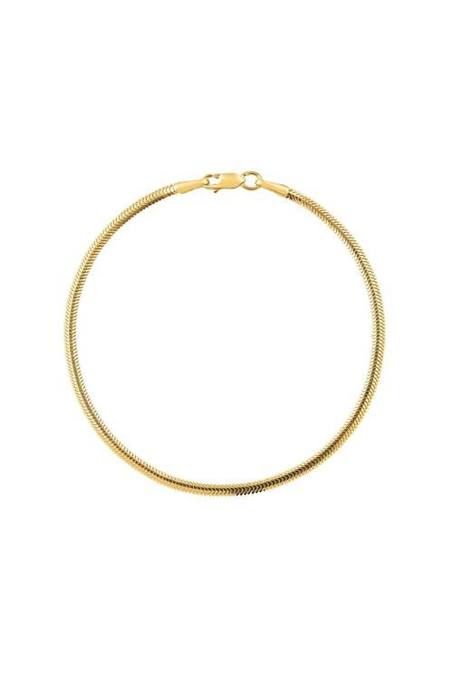 Balık Sırtı Altın Bileklik