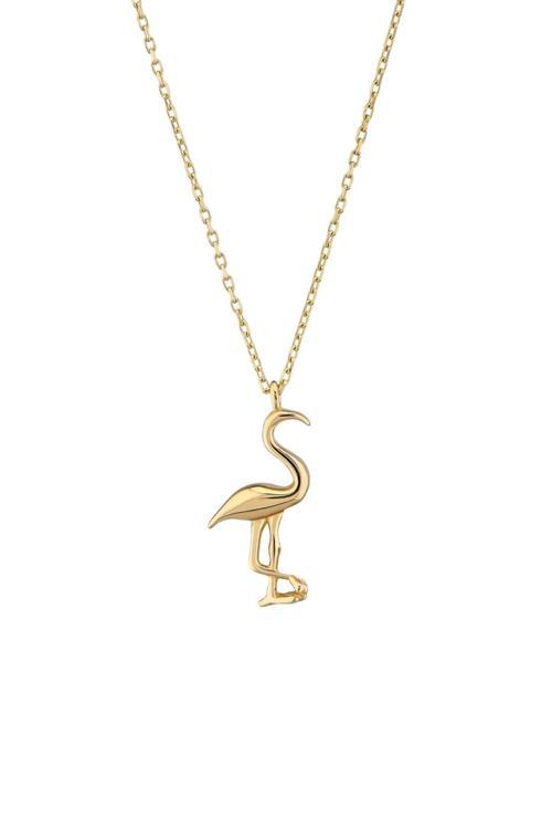 Flamingo Altın Kolye