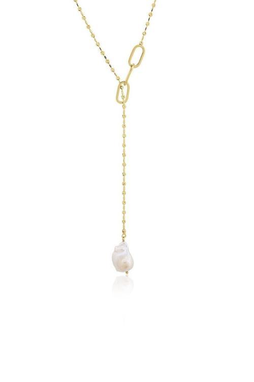 İncili Myrelis Altın Kolye