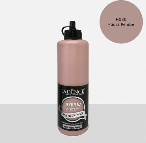 Hibrit Multisurface Akrilik Boya 500 Ml H030 Pudra Pembe