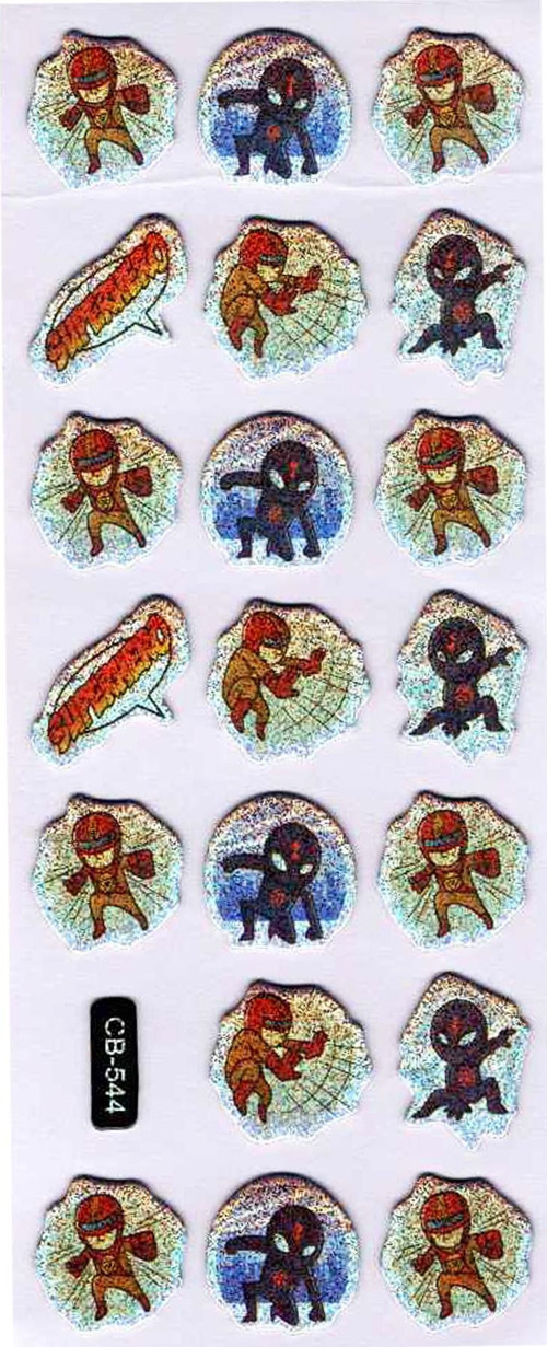 Sticker Kabartmalı Sticker Defter Planlayıcı Etiket (cb544) 16x7 cm- Örümcek Adam