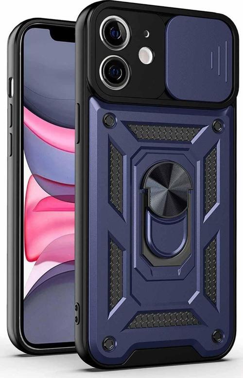 Apple iPhone 11 Kılıf Impact Resistant Lacivert