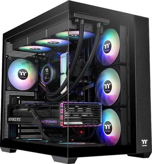 View 380 850W 80+ Gold ARGB USB 3.2 Siyah ATX Mid Tower Kasa CA-3Z2-85M1WE-00
